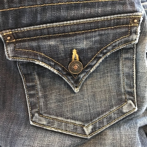 Hudson Boot Cut Flap Pockets Jeans sz 25 - Picture 4 of 8
